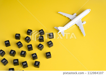 A passenger plane leaves behind CO2 emissions in the form of cubic measures. Assessing their environmental impact. Air quality concerns. Quotas for greenhouse gas emissions. Environmental taxes. A passenger plane leaves behind CO2 emissions in the form of cubic measures. Assessing their environmental impact. Air quality concerns. Quotas for greenhouse gas emissions. Environmental taxes. 112064107