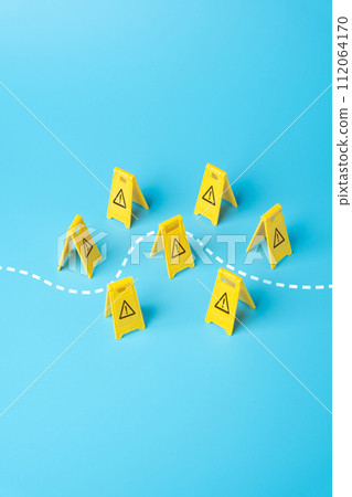 Find a safe path. Overcome obstacles and forge ahead towards goals. Avoid trouble. Adaptability. Be adaptable and flexible. Be extremely careful. Find a way through dangers and risks. 112064170
