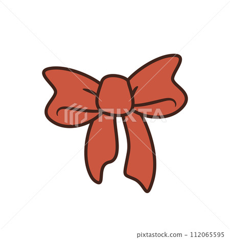 Isolated gift bowknot icon 112065595
