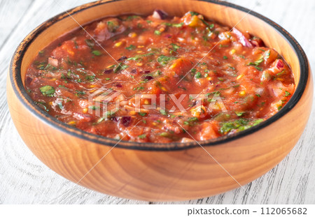 Bowl of salsa Bowl of salsa 112065682