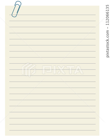 paper clipped paper clipped 112066135