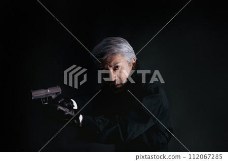 偵探,刺客,偵探,特務形象 偵探,刺客,偵探,特務形象 112067285