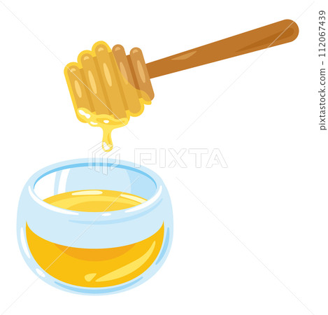 容器中的蜂蜜 112067439