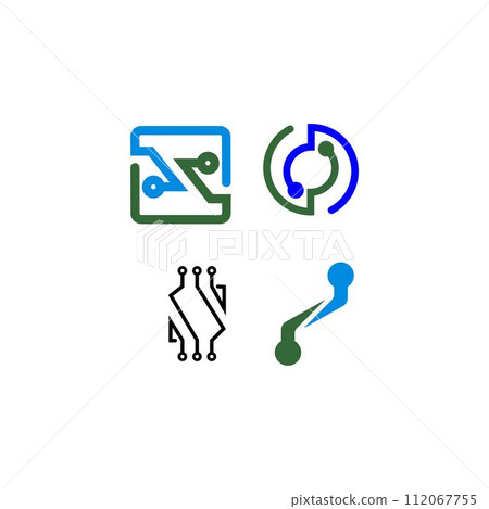 chip processor vector icon illustration design chip processor vector icon illustration design 112067755
