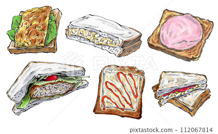 手作麵包套組手繪插畫 手作麵包套組手繪插畫 112067814