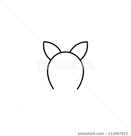 hair headband logo 112067925