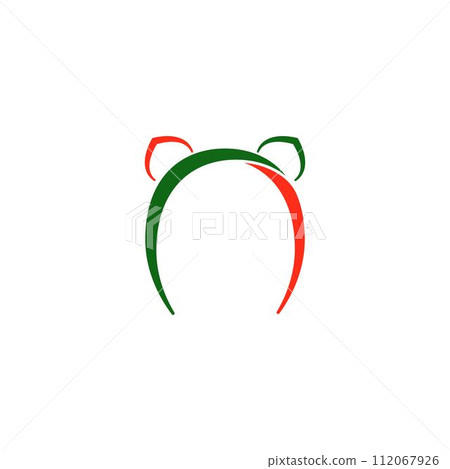 hair headband logo 112067926