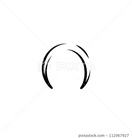 hair headband logo 112067927