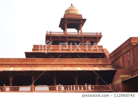 Panch Mahal in Fatehpur Sikri near Agra, India 112068548