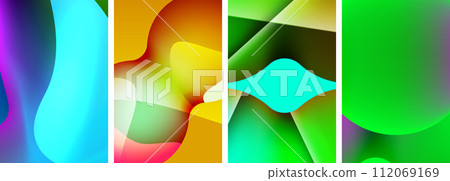 Abstract colors. Abstract backgrounds for wallpaper, business card, cover, poster, banner, brochure, header, website 112069169