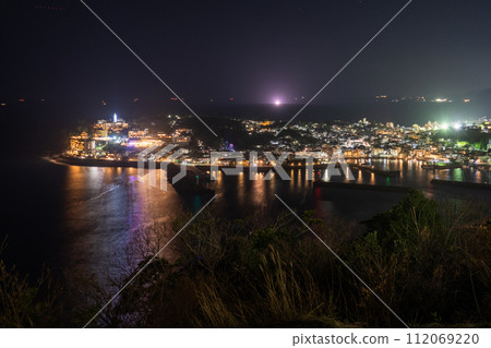 [靜岡縣] 稻取港夜景/伊豆街景 112069220