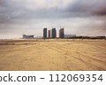 中國廣西北海銀灘陰天無人場景. 112069354