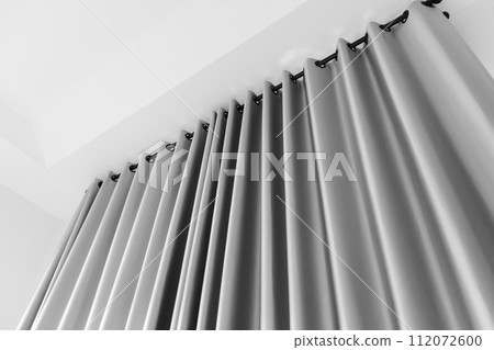 Curtain window interior decoration in living room 112072600