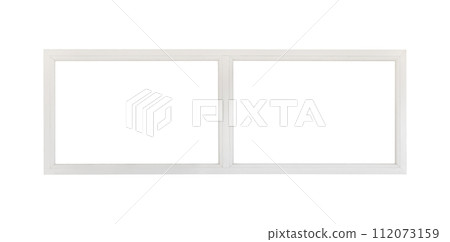 Real modern house window frame isolated on white background Real modern house window frame isolated on white background 112073159