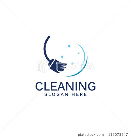 Cleaning logo, cleaning protection logo and house cleaning logo.With a template illustration vector design concept. 112073347