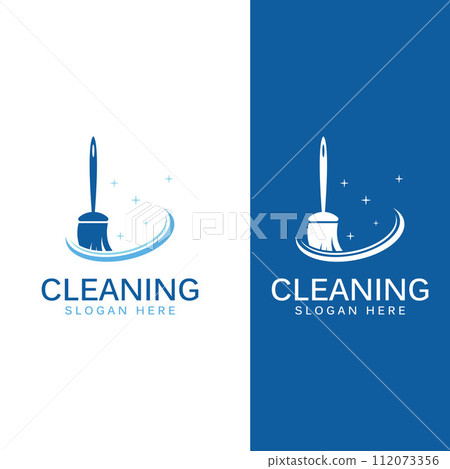 Cleaning logo, cleaning protection logo and house cleaning logo.With a template illustration vector design concept. Cleaning logo, cleaning protection logo and house cleaning logo.With a template illustration vector design concept. 112073356