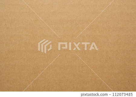 Brown eco recycled cardboard paper sheet texture background 112073485