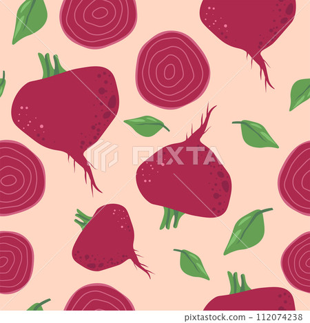 Beetroot organic and natural vegetable background 112074238