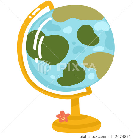 illustration of school globe illustration of school globe 112074835