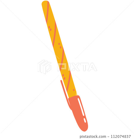 illustration of a pen illustration of a pen 112074837