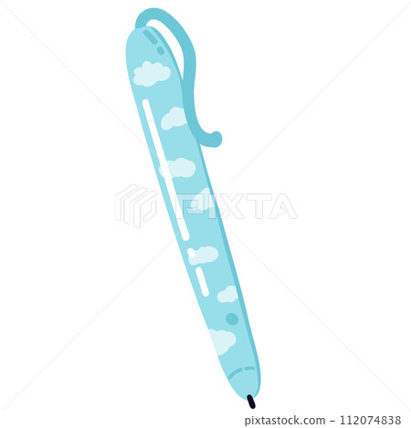 illustration of a pen illustration of a pen 112074838