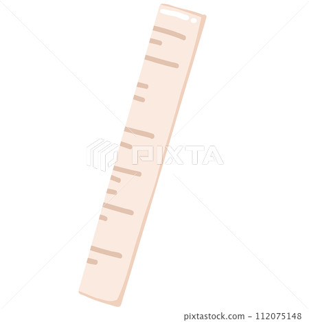 Ruler Stationery Illustration Ruler Stationery Illustration 112075148