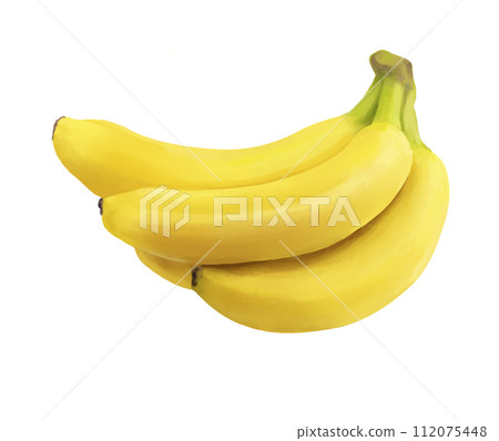 Vegetables/ingredients Fruit Banana Composition Overhead view 112075448