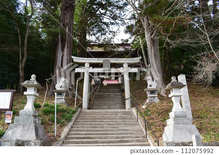 Hachiman Shrine torii gate in Kakuda City, Miyagi Prefecture 112075992