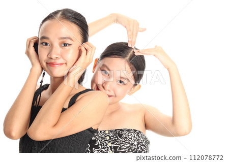 two beautiful women two beautiful women 112078772