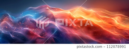 Abstract images of waves, rainbows, and stars can mean many things, such as change, possibility, mystery Together, change and possibility. The world is constantly changing the potential to get better 112078991