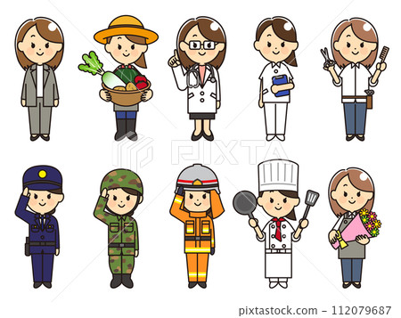Various occupations_women 112079687