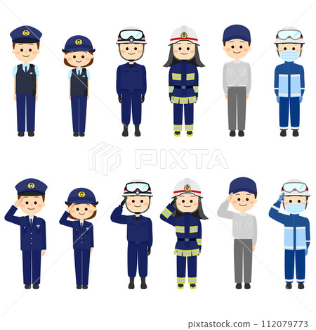 people working as civil servants 112079773