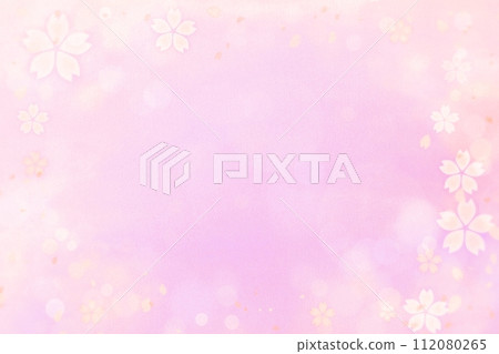 cherry blossom pink background frame 112080265