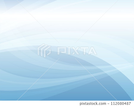 Beautiful flowing wave pattern abstract background material_blue Beautiful flowing wave pattern abstract background material_blue 112080487
