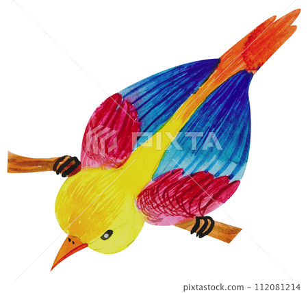 Little Bird watercolor hand paint 112081214