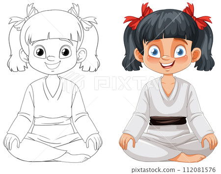 Karate Kid: From Sketch to Color Karate Kid: From Sketch to Color 112081576