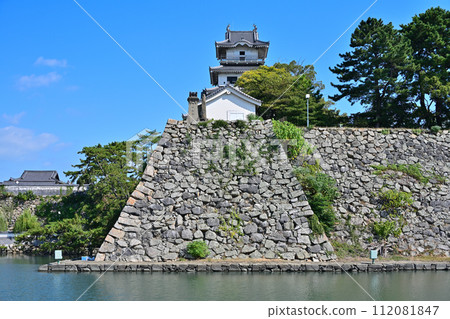 Iyo Province Imabari Castle's moat, stone wall and dog run Iyo Province Imabari Castle's moat, stone wall and dog run 112081847