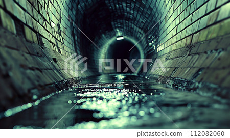 Inside the sewer water environment image 112082060