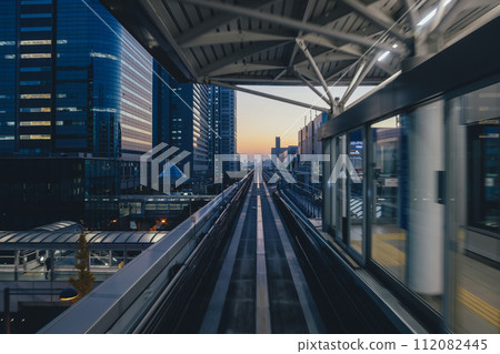 Tokyo Futuristic Oasis by the Bay at japan Nov 27 2023 112082445
