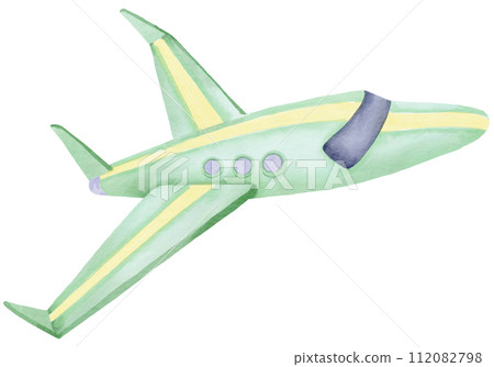 Airplane watercolor cartoon cute Airplane watercolor cartoon cute 112082798