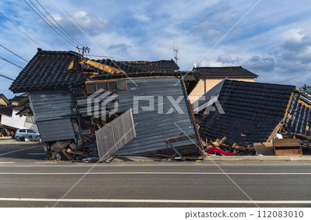 Noto Peninsula Earthquake Collapsed buildings Noto Peninsula Earthquake Collapsed buildings 112083010