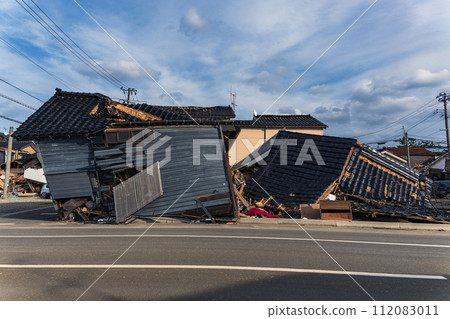 Noto Peninsula Earthquake Collapsed buildings Noto Peninsula Earthquake Collapsed buildings 112083011