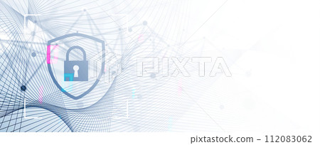 Cyber security and information or network protection. Future cyber technology web services for business and internet project 112083062