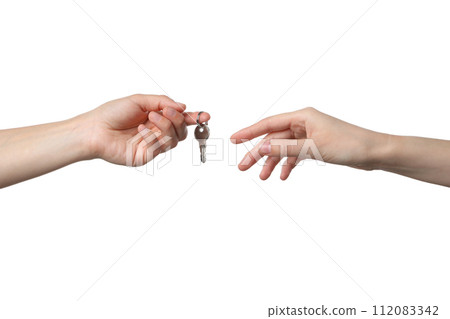 PNG,female hand holding a key, isolated on white background PNG,female hand holding a key, isolated on white background 112083342