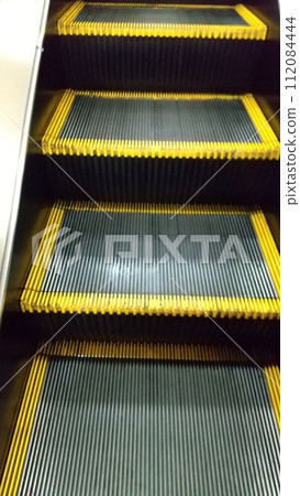 Subway escalator Subway escalator 112084444