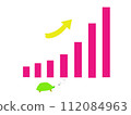 上升圖、奮鬥的烏龜與靈感燈泡 112084963