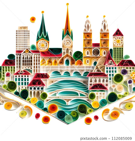 Zurich Quilling Paper art 112085009