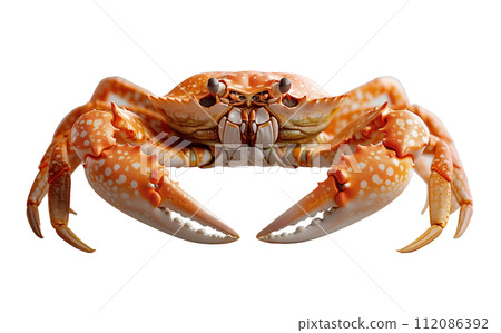 crab isolated 112086392