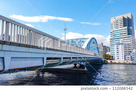 永泰橋，橫跨隅田川的著名橋樑（東京都江東區） 112086542