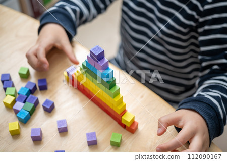 Colorful building blocks 112090167